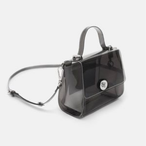 zara clear handbag